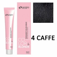 Крем-краска COLOR&BLONDE sergio professional ТОН 4 caffee 100мл